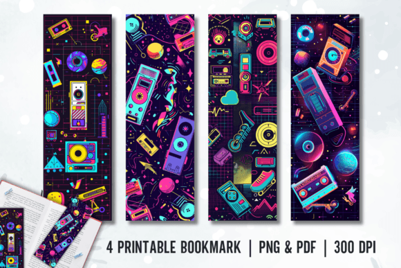 Download 1980s Inspired Retro Digital Bookmak - 80s Collection